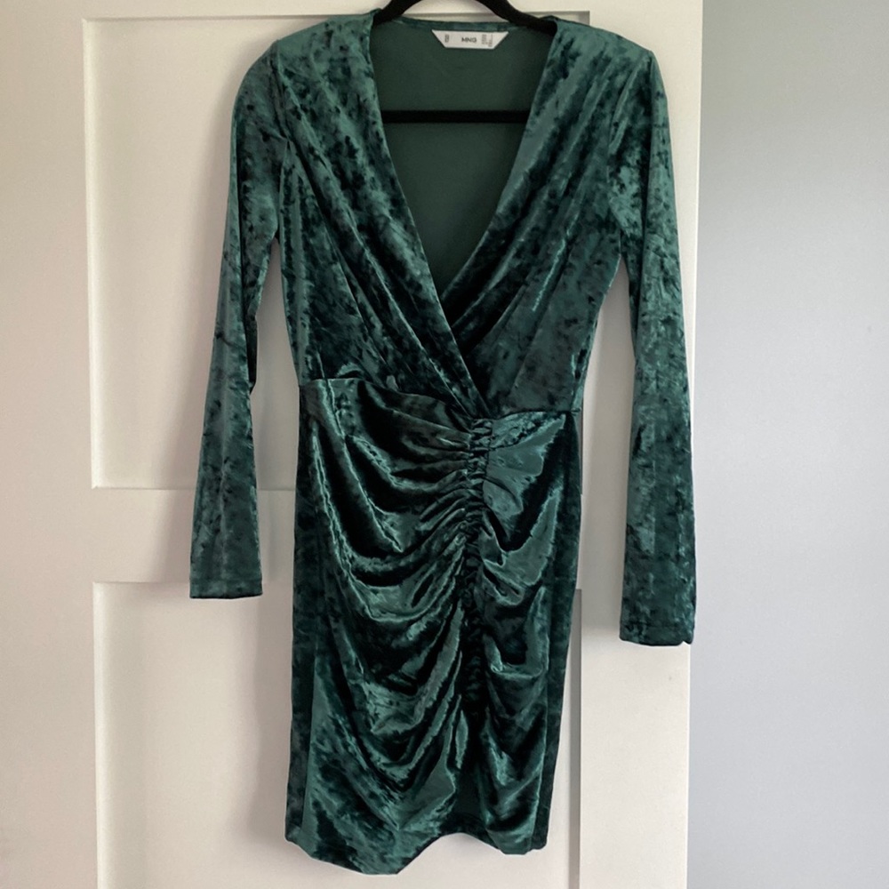 MANGO Velvet dress